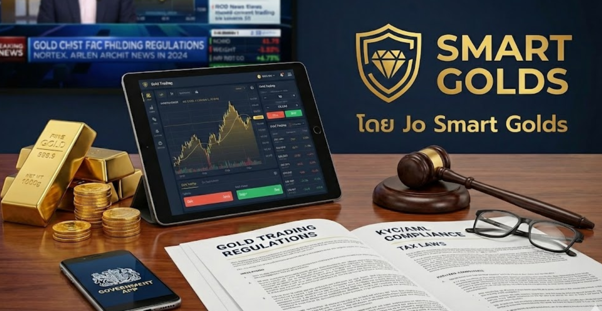 ข้อมูลสรุป กฎ ระเบียบ และมาตรการควบคุม  ทองคำ ที่ต้องรู้